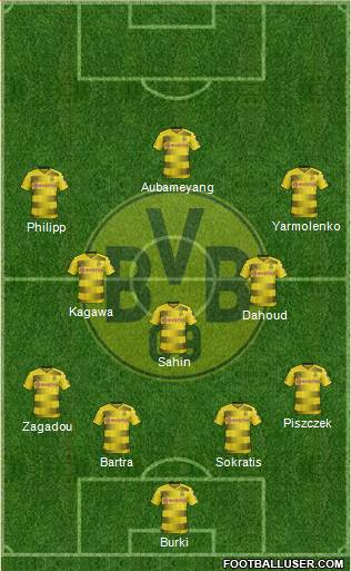 Borussia Dortmund Formation 2017