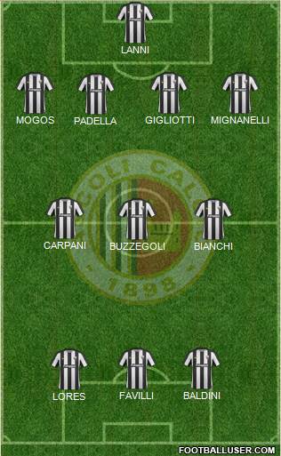 Ascoli 4-3-3 football formation