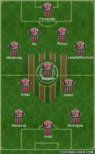 Chacarita Juniors Formation 2017