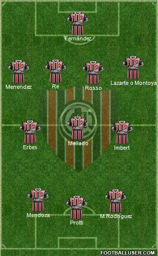 Chacarita Juniors Formation 2017