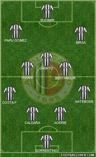 Ascoli 4-3-3 football formation