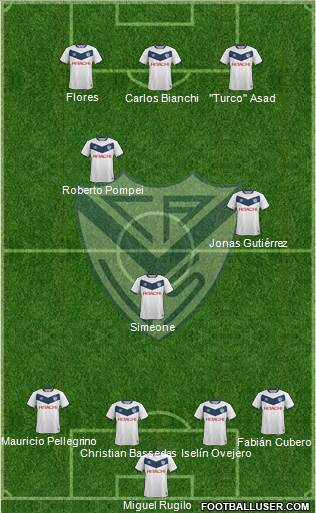 Vélez Sarsfield Formation 2017