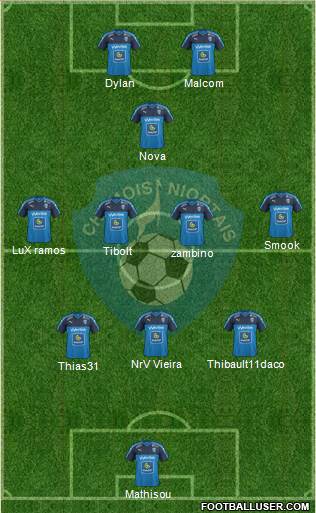 Chamois Niortais Football Club Formation 2017