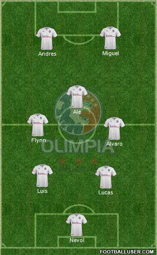 CD Olimpia Formation 2017