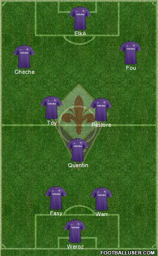 Fiorentina Formation 2017