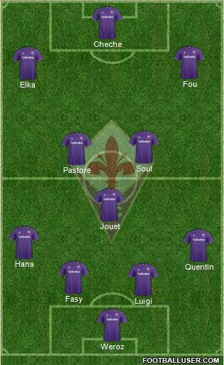 Fiorentina Formation 2017