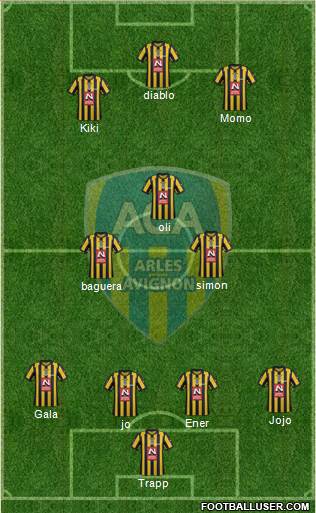 Athlétic Club Arles-Avignon football formation