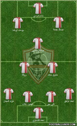 Zamalek Sporting Club Formation 2017