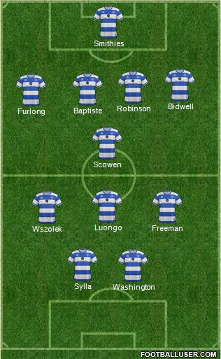 Queens Park Rangers Formation 2017