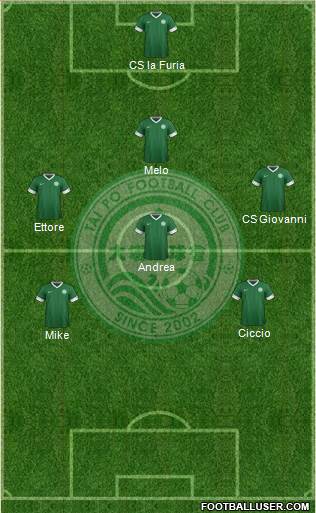 Tai Po Football Club Formation 2017