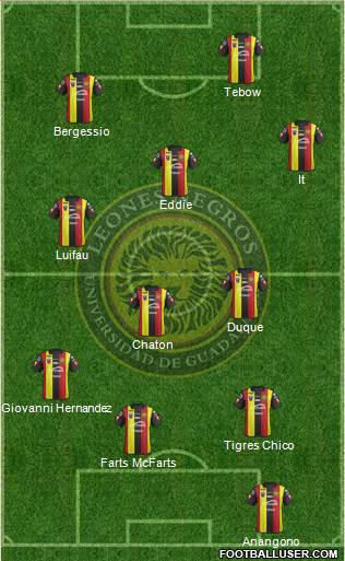 Club Universidad de Guadalajara Formation 2017