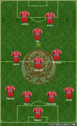 Wydad Athletic Club football formation