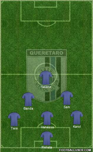 Club de Fútbol Gallos Blancos Formation 2017