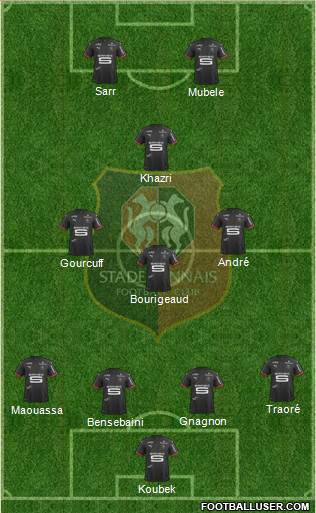 Stade Rennais Football Club Formation 2017