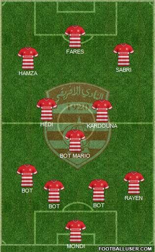Club Africain Tunis Formation 2017