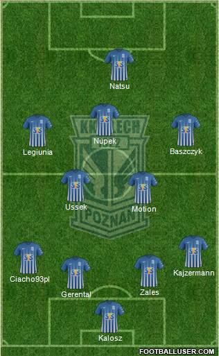 Lech Poznan football formation