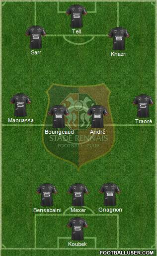 Stade Rennais Football Club Formation 2017