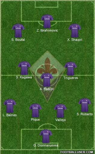 Fiorentina Formation 2017