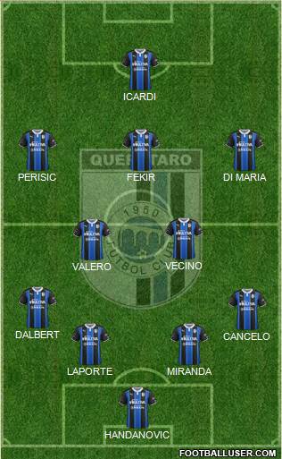 Club de Fútbol Gallos Blancos Formation 2017
