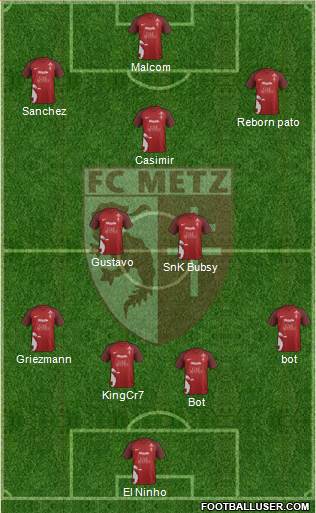 Football Club de Metz Formation 2017