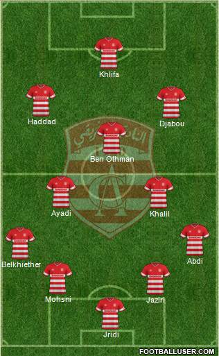 Club Africain Tunis Formation 2017