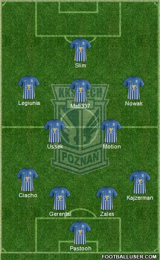 Lech Poznan football formation