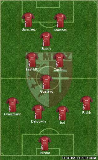 Football Club de Metz Formation 2017