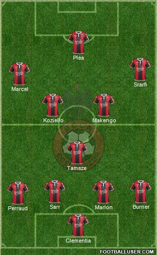 OGC Nice Côte d'Azur Formation 2017