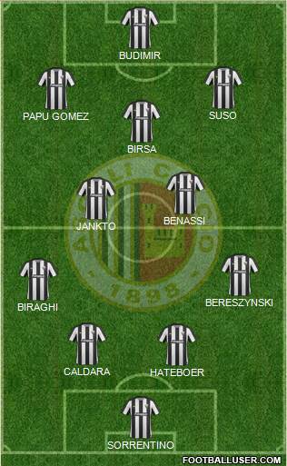 Ascoli football formation