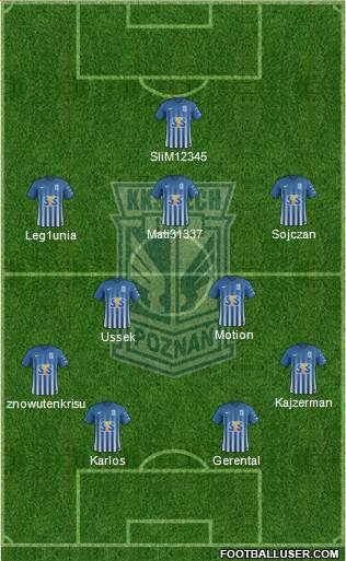 Lech Poznan football formation