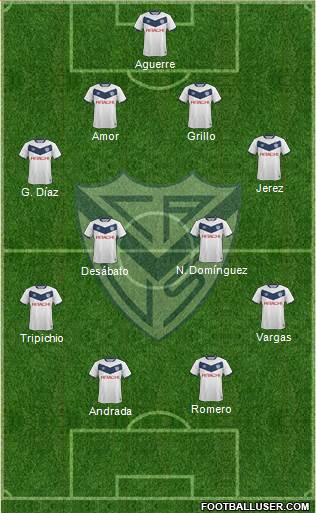 Vélez Sarsfield Formation 2017