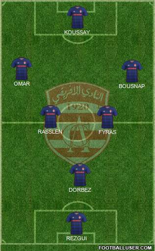Club Africain Tunis Formation 2017