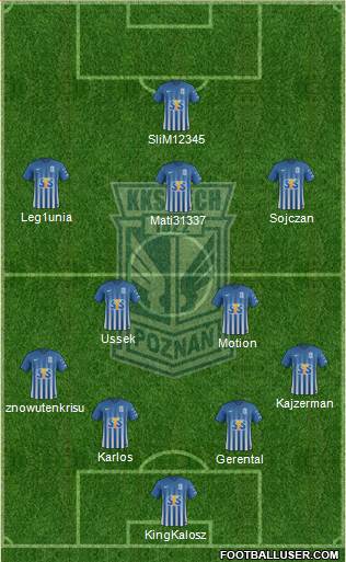 Lech Poznan football formation