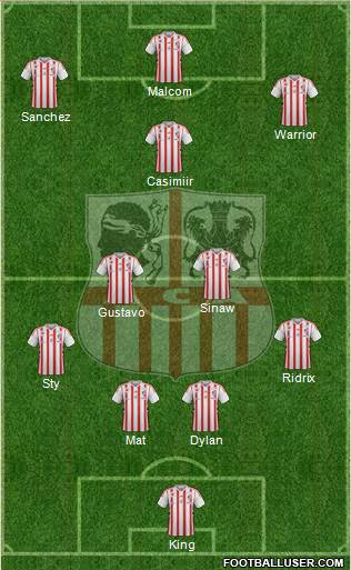 Athletic Club Ajaccien Football football formation