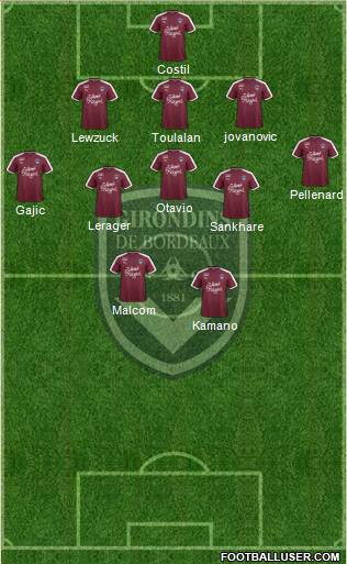 FC Girondins de Bordeaux Formation 2017