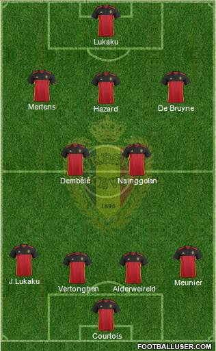 Belgium Formation 2017
