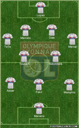 Olympique Lyonnais Formation 2017