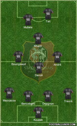 Stade Rennais Football Club Formation 2017