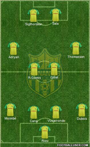 FC Nantes Formation 2017