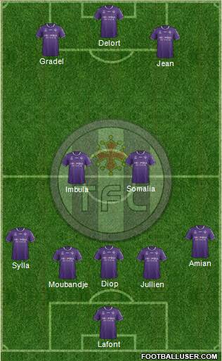 Toulouse Football Club Formation 2017