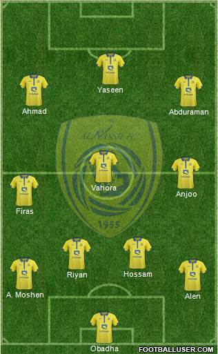 Al-Nassr (KSA) Formation 2017