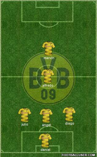 Borussia Dortmund Formation 2017