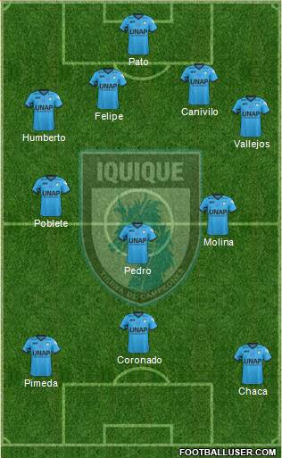 CD Municipal Iquique S.A.D.P. football formation