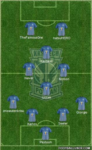 Lech Poznan football formation