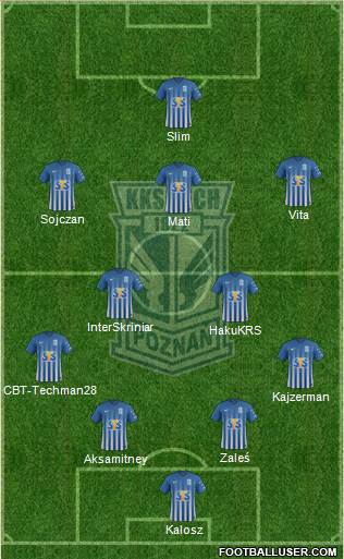 Lech Poznan football formation