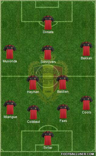 Belgium Formation 2017
