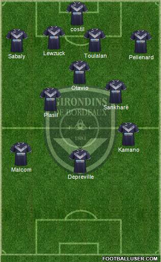FC Girondins de Bordeaux Formation 2017