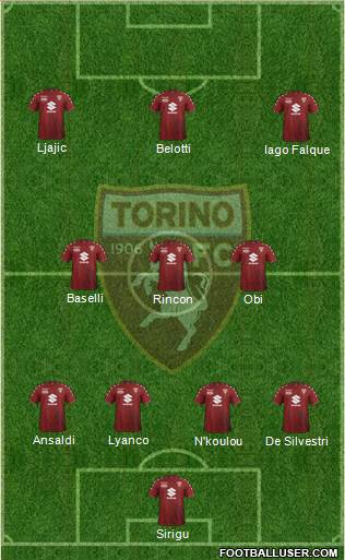Torino Formation 2017