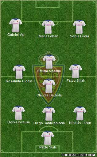 R. Zaragoza S.A.D. Formation 2017
