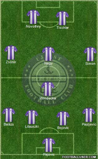 Újpest FC Formation 2017